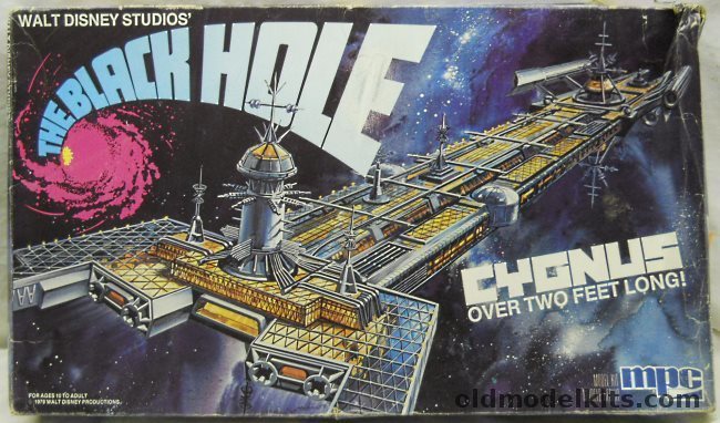 MPC Cygnus Space Ship - From The Walt Disney Movie The Black Hole, 1-1983 plastic model kit